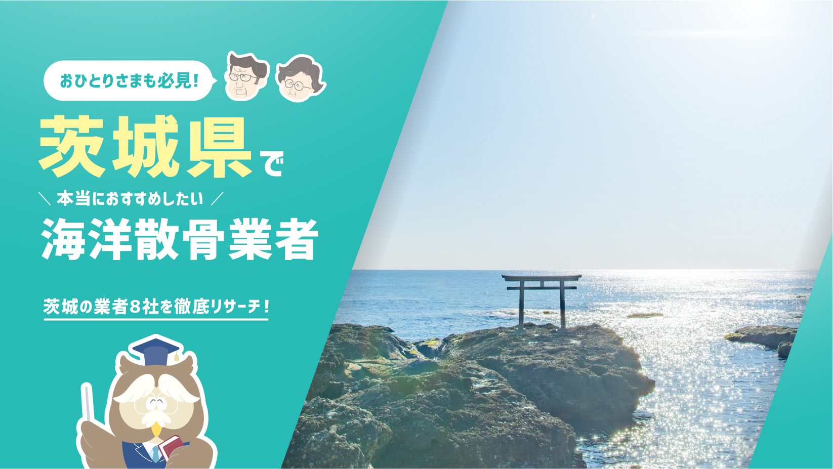 茨城県の海洋散骨業者8社を徹底リサーチ!本当におすすめしたい2社
